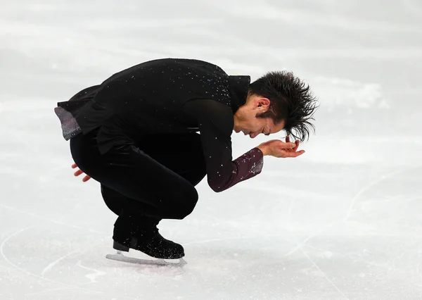 Patinaje artístico. Hombres Programa corto — Foto de Stock