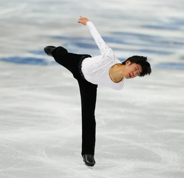 Patinage artistique. Programme court pour hommes — Photo