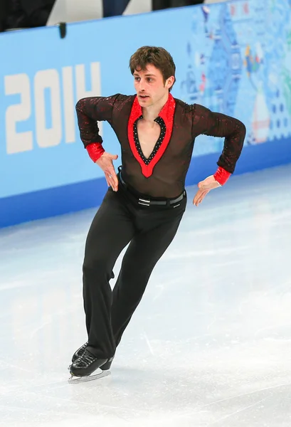 Patinaje artístico. Hombres patinaje libre — Foto de Stock