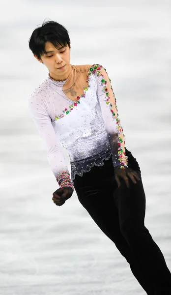 Patinaje artístico. Hombres patinaje libre — Foto de Stock