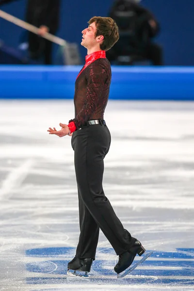 Patinaje artístico. Hombres patinaje libre — Foto de Stock