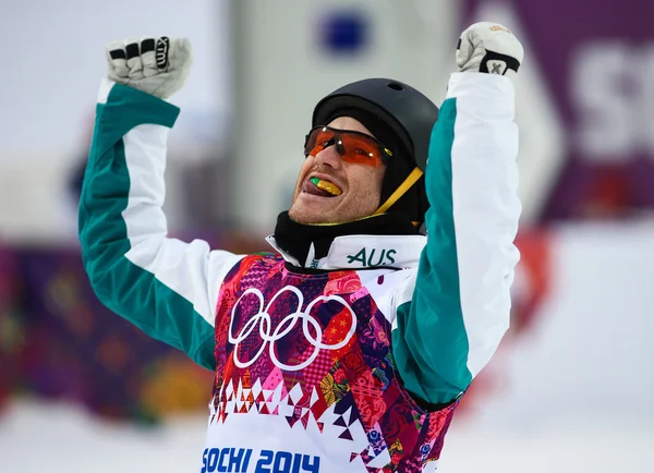 Freestyle-Skiing. Qualifikation für Männer-Luftgewehr — Stockfoto