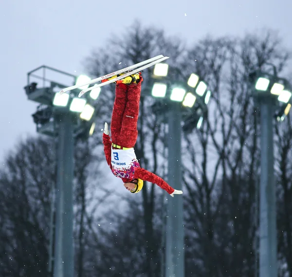 Freestyle-Skiing. Qualifikation für Männer-Luftgewehr — Stockfoto