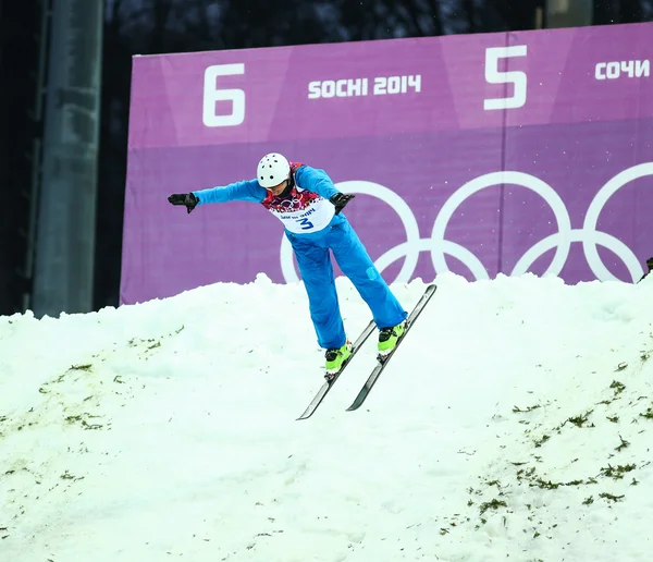 Sci freestyle. Aerials Qualificazione maschile — Foto Stock