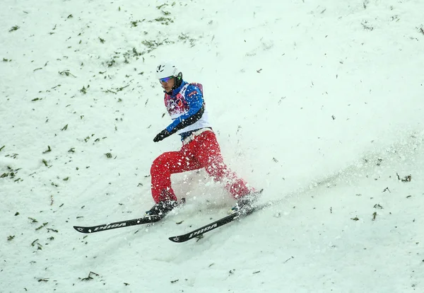 Sci freestyle. Aerials Qualificazione maschile — Foto Stock