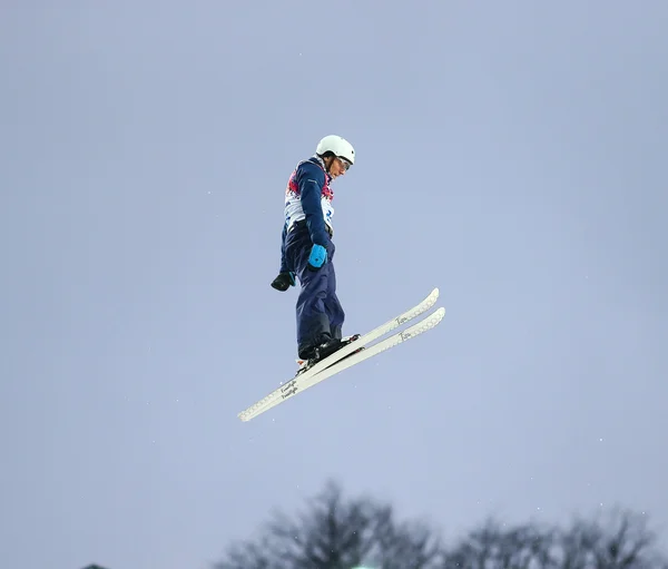 Freestyle skidåkning. Kvalspelet till antenner — Stockfoto