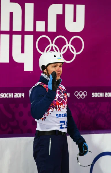 Freestyle skidåkning. Kvalspelet till antenner — Stockfoto