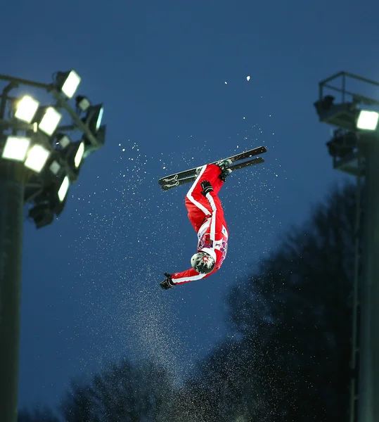 Sci freestyle. Aerials Qualificazione maschile — Foto Stock