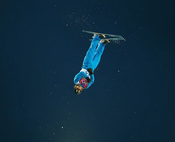 Sci freestyle. Aerials Qualificazione maschile — Foto Stock