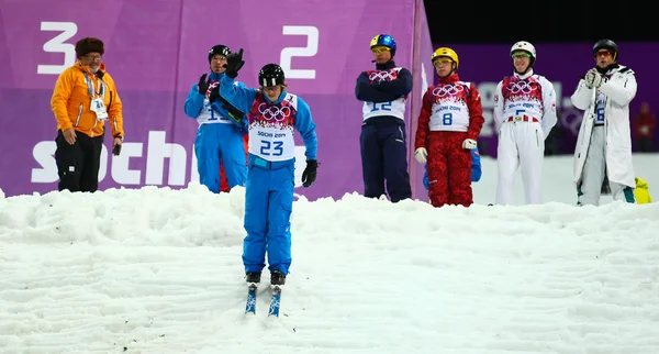 Sci freestyle. Finale Aerials maschile — Foto Stock