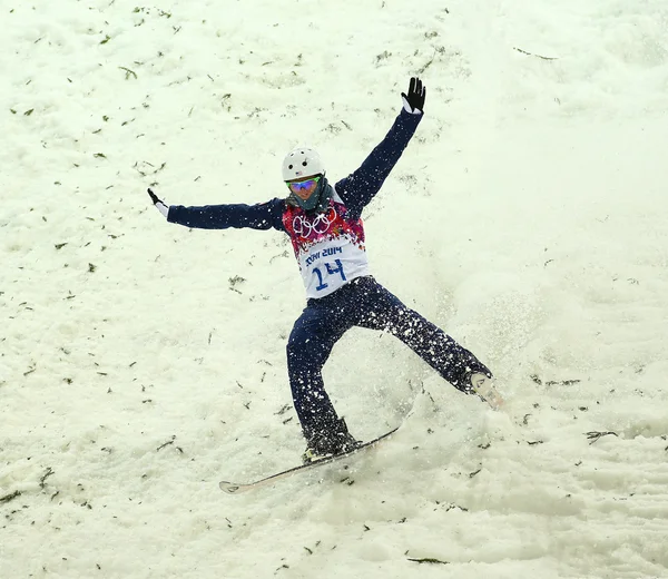 Freestyle Skiing. Men's Aerials Final — Stock Photo, Image