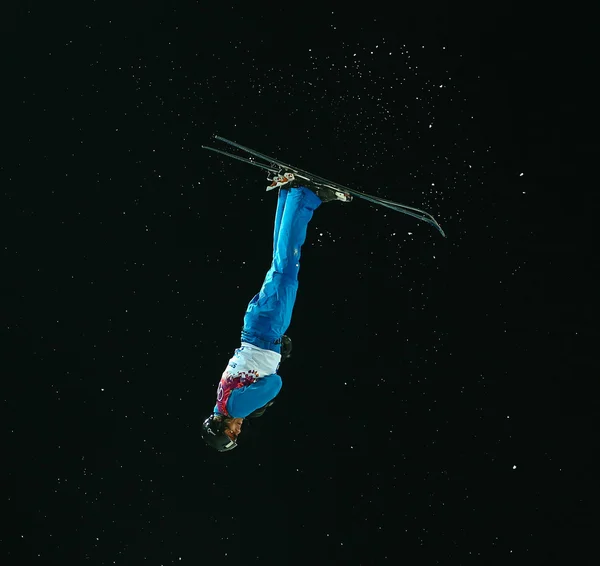Sci freestyle. Finale Aerials maschile — Foto Stock