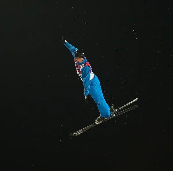 Freestyle Skiing. Men's Aerials Final — Stock Photo, Image