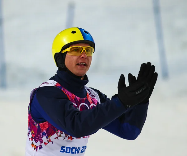 Freestyle Skiing. Men's Aerials Final — Stock Photo, Image