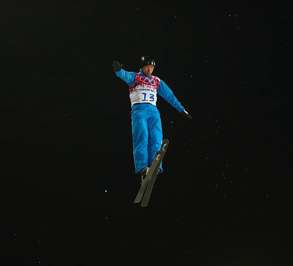 Freestyle Skiing. Men's Aerials Final — Stock Photo, Image