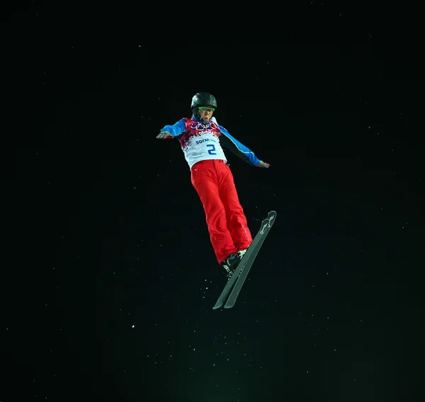 Freestyle Skiing. Men's Aerials Final — Stock Photo, Image