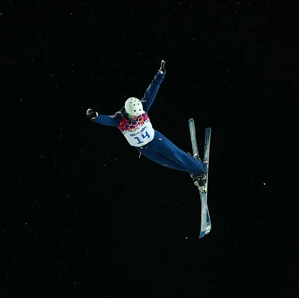 Ski acrobatique. Finale des sauts masculins — Photo