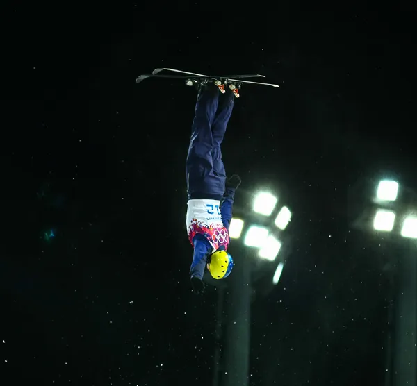 Sci freestyle. Finale Aerials maschile — Foto Stock