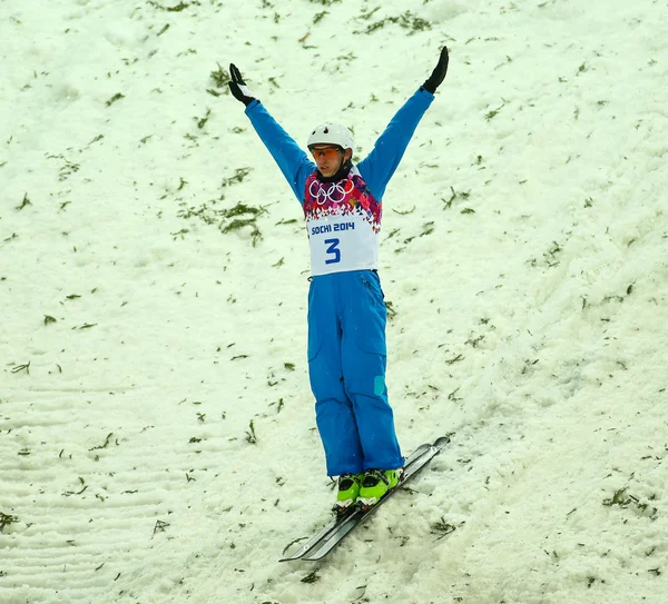 Freestyle Skiing. Men's Aerials Final — Stock Photo, Image