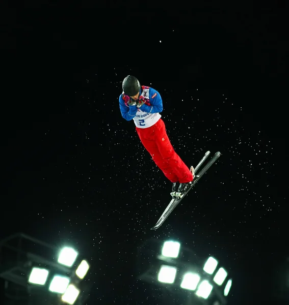 Freestyle Skiing. Men's Aerials Final — Stock Photo, Image