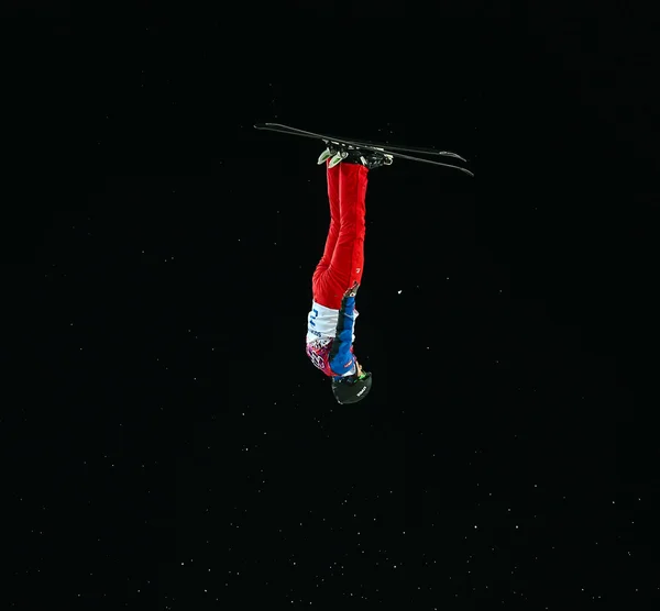 Freestyle Skiing. Men's Aerials Final — Stock Photo, Image