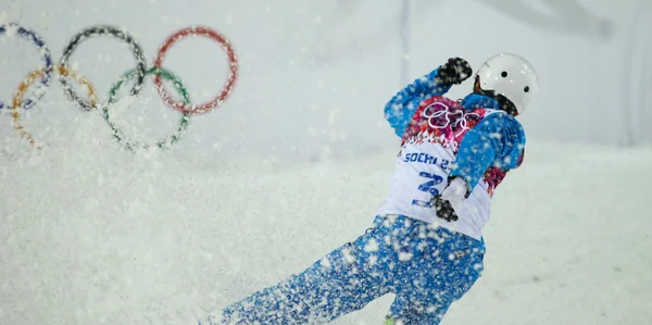 Freestyle Skiing. Men's Aerials Final — Stock Photo, Image