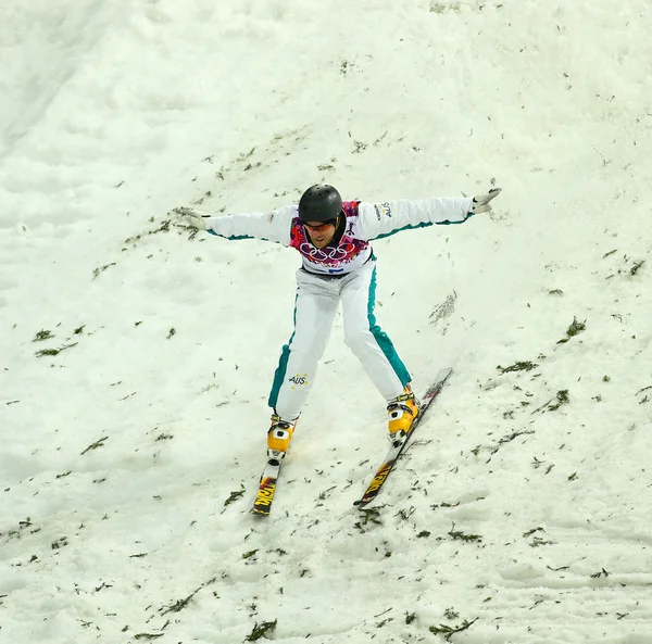 Sci freestyle. Finale Aerials maschile — Foto Stock