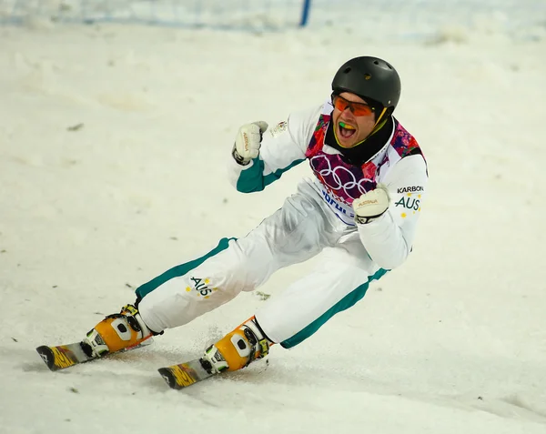 Freestyle Skiing. Men's Aerials Final — Stock Photo, Image