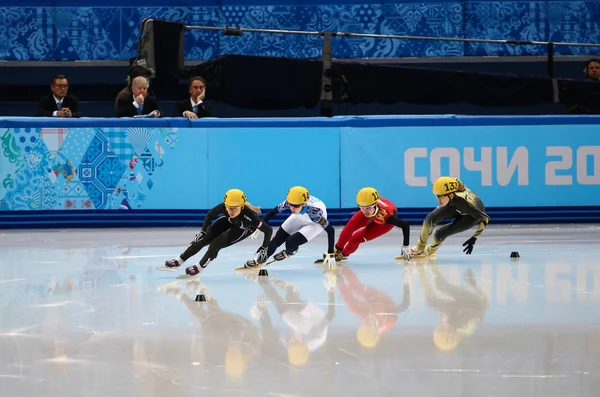 Ladies' 1000 m värmer kort spår värmer — Stockfoto