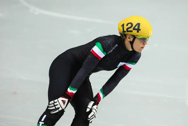 Ladies' 1000 m series shorttrack reeksen — Stockfoto