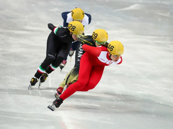 Signore '1000 m riscalda brevi riscaldamenti pista — Foto Stock