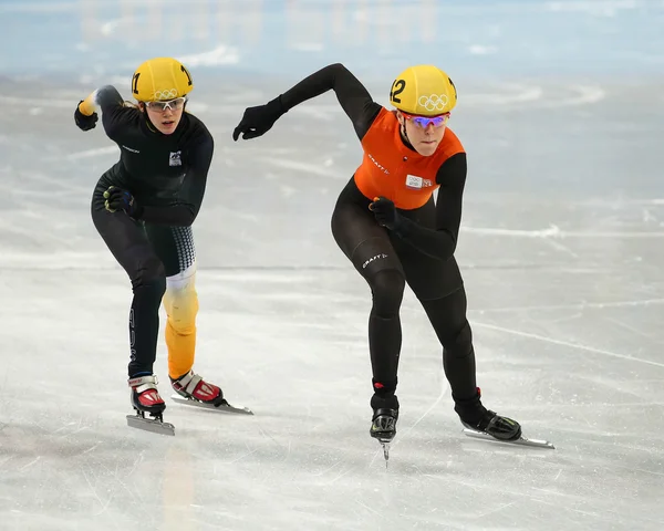 1000-m-Rennen der Damen — Stockfoto