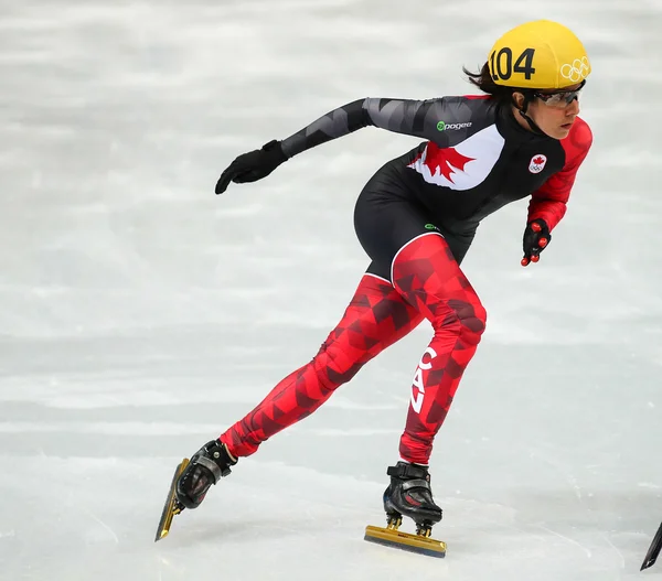 Ladies' 1000 m Heats Short Track Heats — Stock Photo, Image