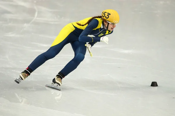 Bayanların 1000 m kısa parça ısıtır ısıtır — Stok fotoğraf