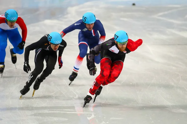 500 m Shorttrack der Männer — Stockfoto