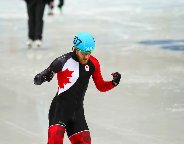 Mannen 500 m shorttrack reeksen — Stockfoto