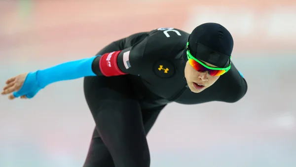 Speed Skating. Ladies' 5000 m — Stock Photo, Image