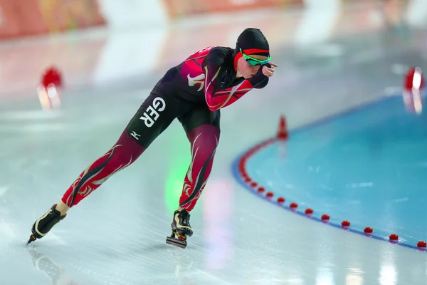 速度滑冰。女子 5000 米 — 图库照片