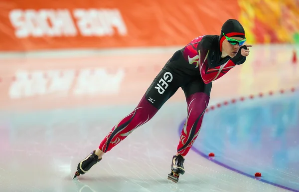 Schaatsen. Ladies' 5000 m — Stockfoto