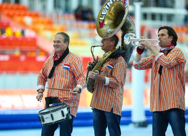 Holenderska orkiestra dęta na 5000 m kobiet Łyżwiarstwo — Zdjęcie stockowe