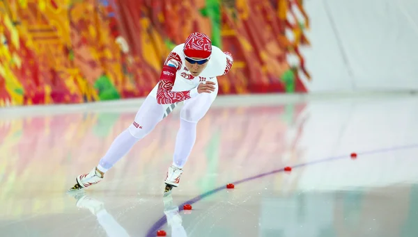 Speed Skating. Ladies' 5000 m — Stock Photo, Image