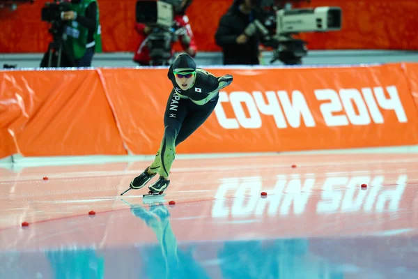Schaatsen. Ladies' 5000 m — Stockfoto