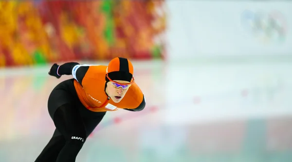 Speed Skating. Ladies' 5000 m — Stock Photo, Image