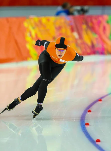 На коньках. Ladies '5000 m — стоковое фото
