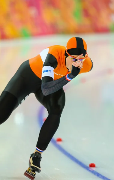Speed Skating. Ladies' 5000 m — Stock Photo, Image