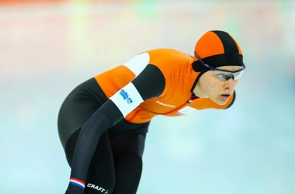 Schaatsen. Ladies' 5000 m — Stockfoto