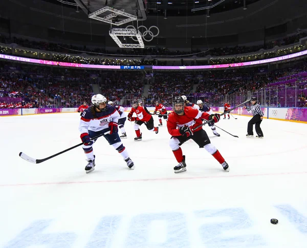 buz hokeyi. kadınların altın madalya oyunu
