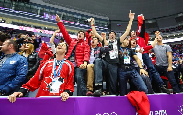 Hockey sur glace. Jeu de Médaille d'Or Femme — Photo