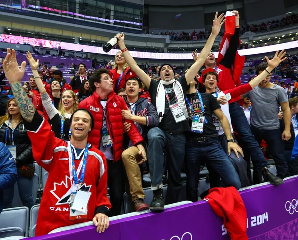 Hockey sobre hielo. Medalla de Oro Femenino Juego —  Fotos de Stock