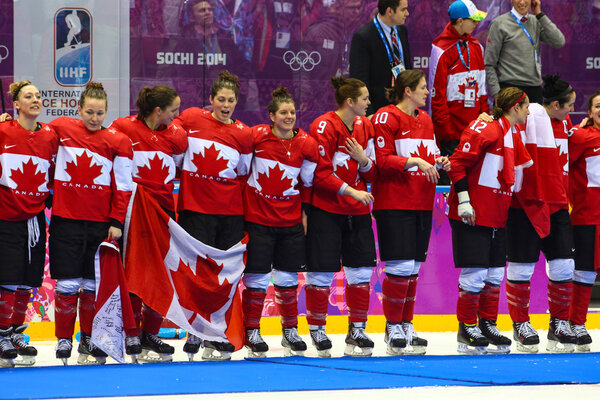 Хоккей. Женская золотая медаль
